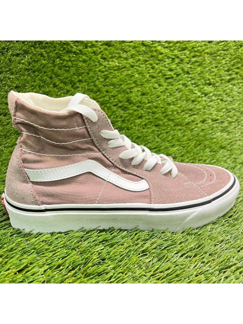Vans Sk8-Hi Tapered Antler Pink Womens Size 7.5 Athletic Skate Shoes Sneakers